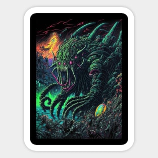 Devil Dragon Sticker